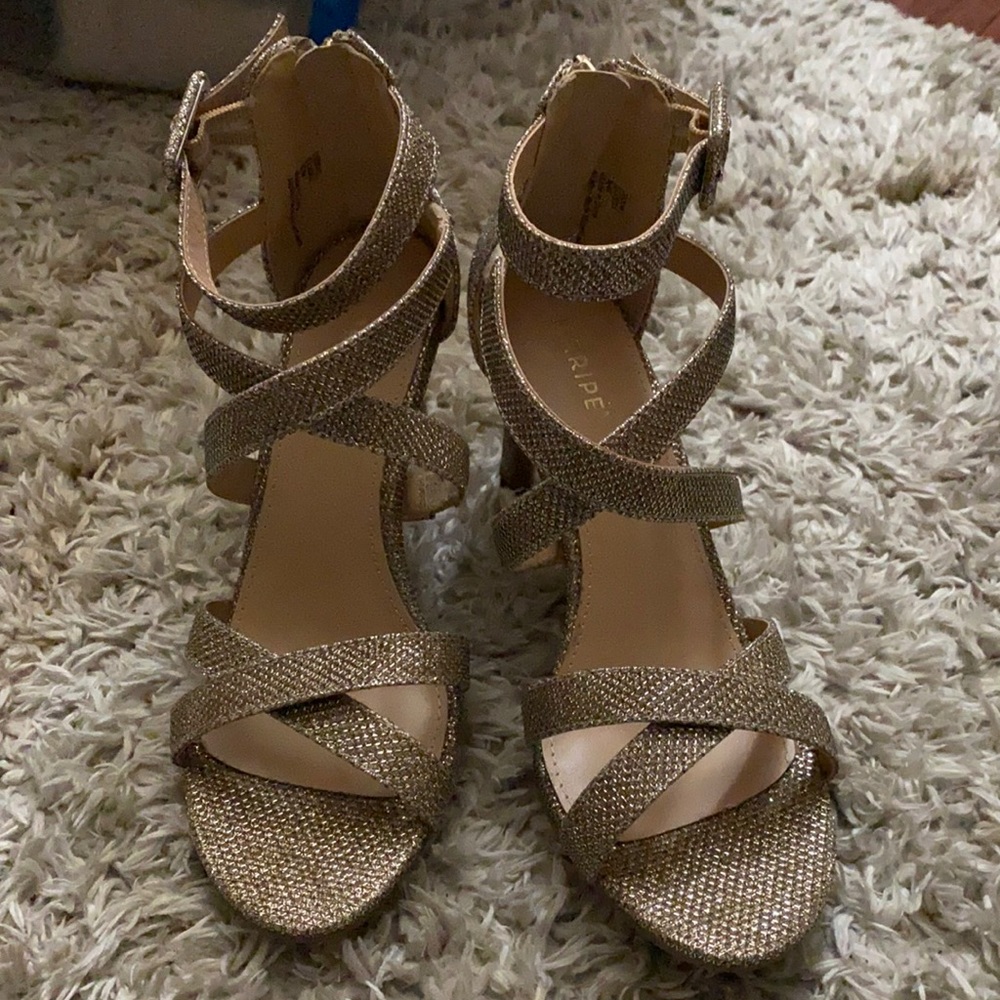 Gold heels